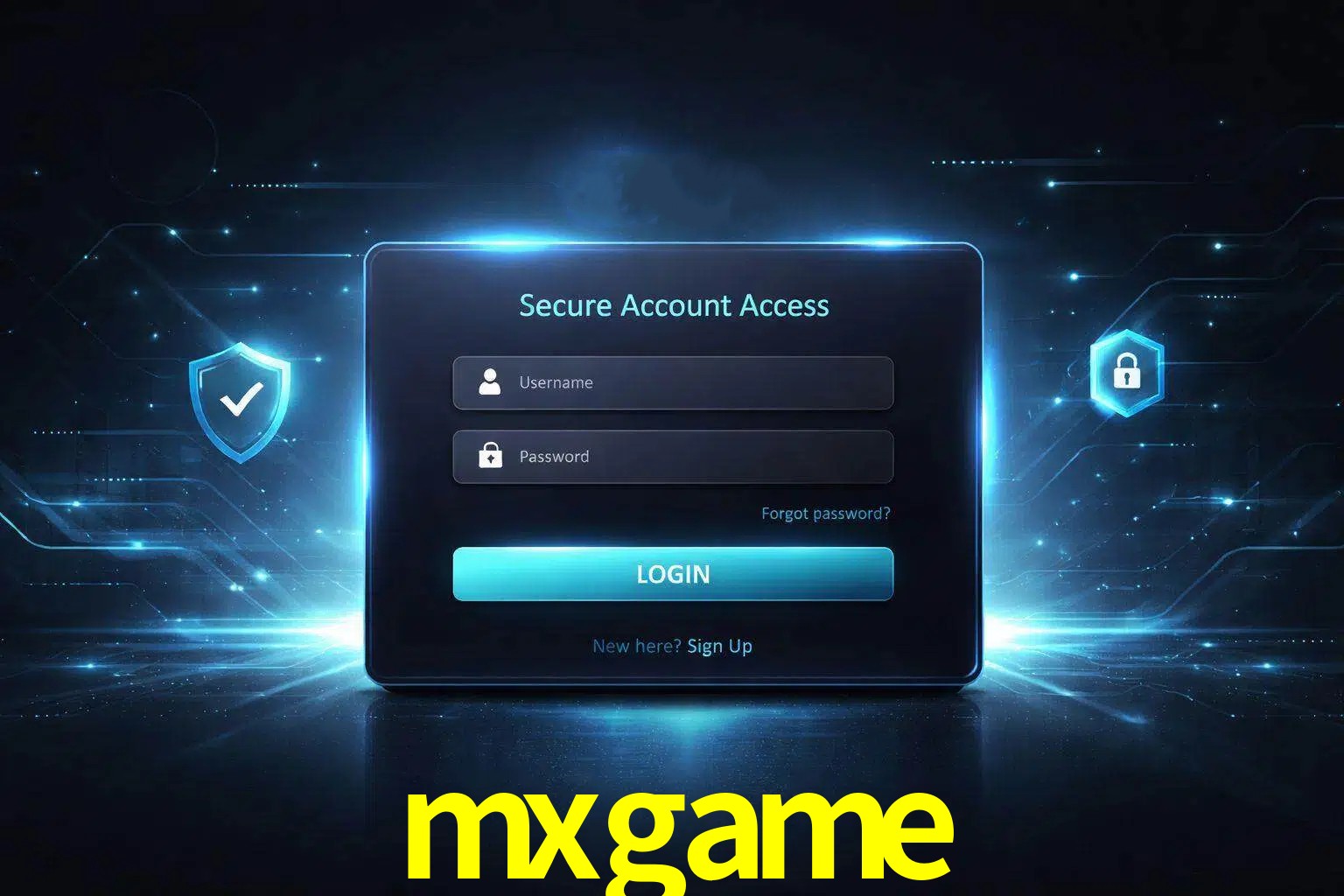Pantalla de inicio de sesión de cuenta mxgame para usuarios en México